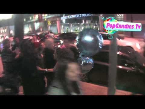 Exclusive! La Coacha arrives @ Perez Hiltons Blue Ball Birthday in Hollywood!