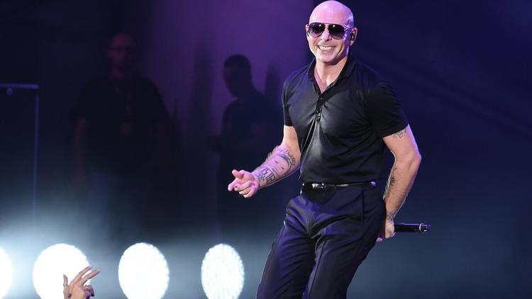 Pitbull On Motivational Tour With Tony Robbins