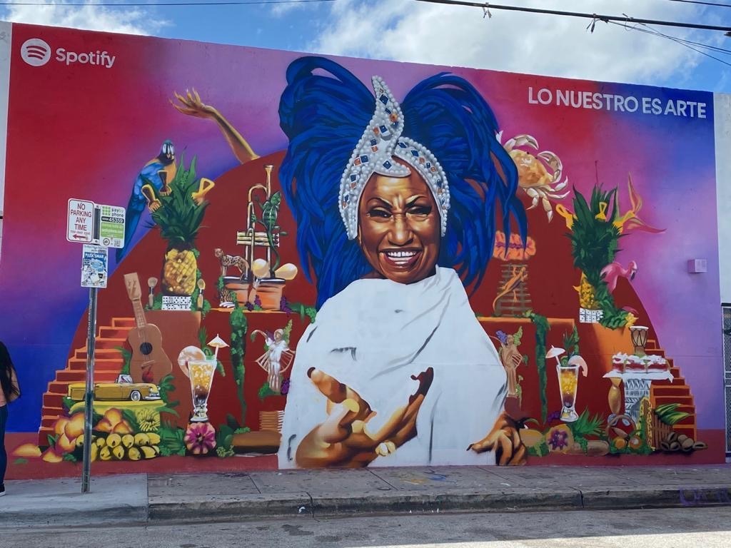 Celia Cruz on Wynwood Mural