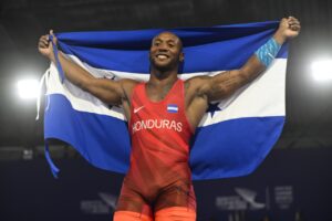 Honduran wrestler Kevin Mejía at Santo Domingo 2026