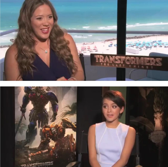 Meli chats with Isabela Moner fromTransformers!